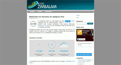 Desktop Screenshot of blogzimbalam.fr